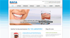 Desktop Screenshot of odontotecnico.ravia.it